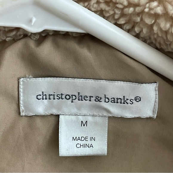 EUC Christopher & Banks size medium quilted jacket - Picture 5 of 5